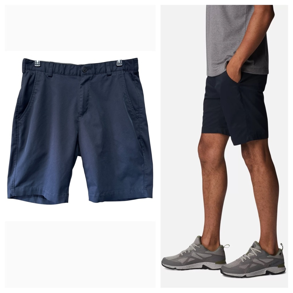 Columbia Mens Omni Wick Lie Angle Golf Short Sweat-Wicking Black, Size 32